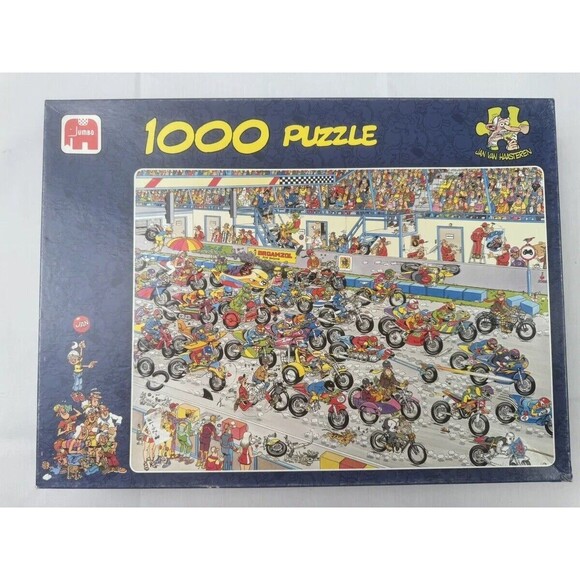 Jan van‎ Haasteren 1000pcs Jumbo Motorcycle Racing - Picture 1 of 7